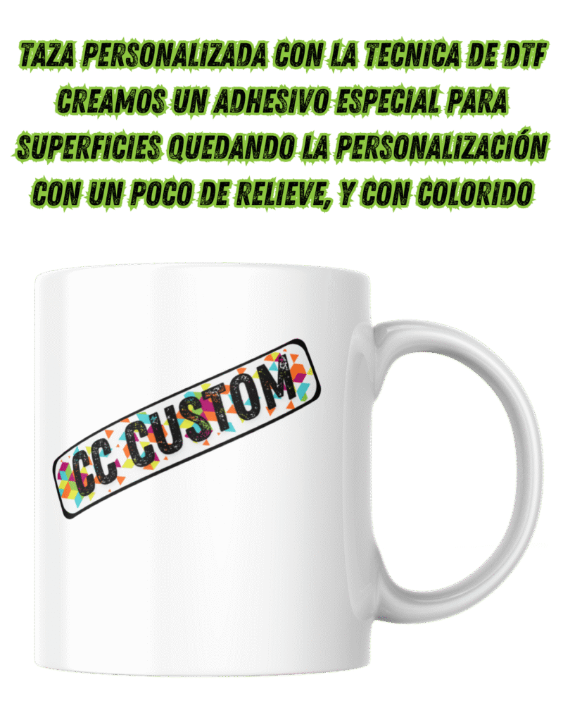 taza personalización dtf