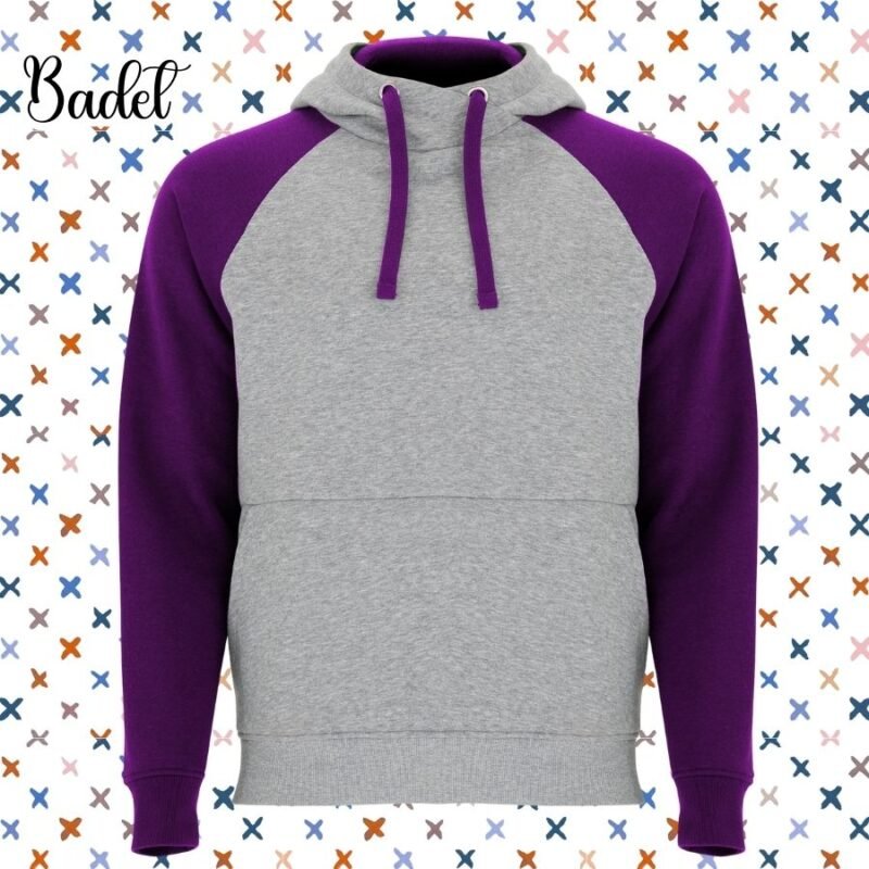 sudadera badel para personalizar, manga sisa capubha y bolsillo adulto y niños disponible en varios colores